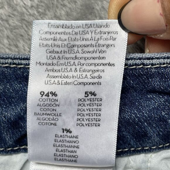 Mother The High Waisted Looker Ankle Fray Jeans Women's Size 28 - Picture 13 of 15